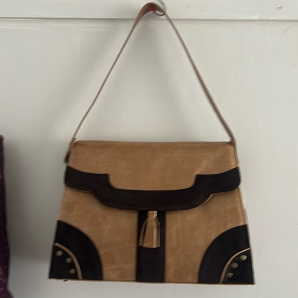 JUJU TRIBE LEATHER Purse Bag NWT western - Picture 1 of 12